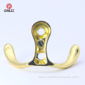 Zinc Alloy Hooks with Gold Color